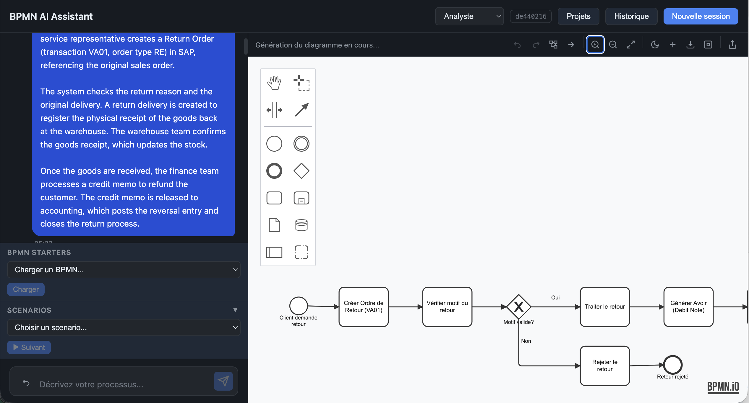 AI@BPMN — Generated Diagram
