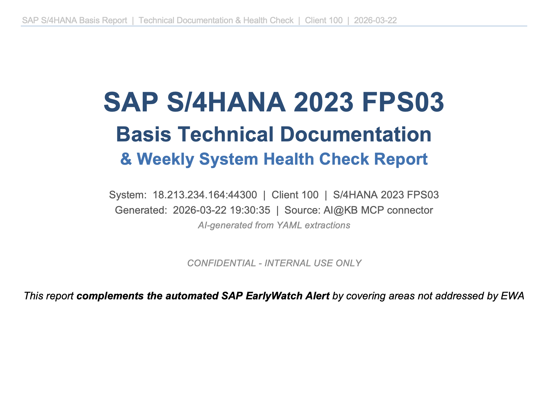 Technical Documentation — Page 1